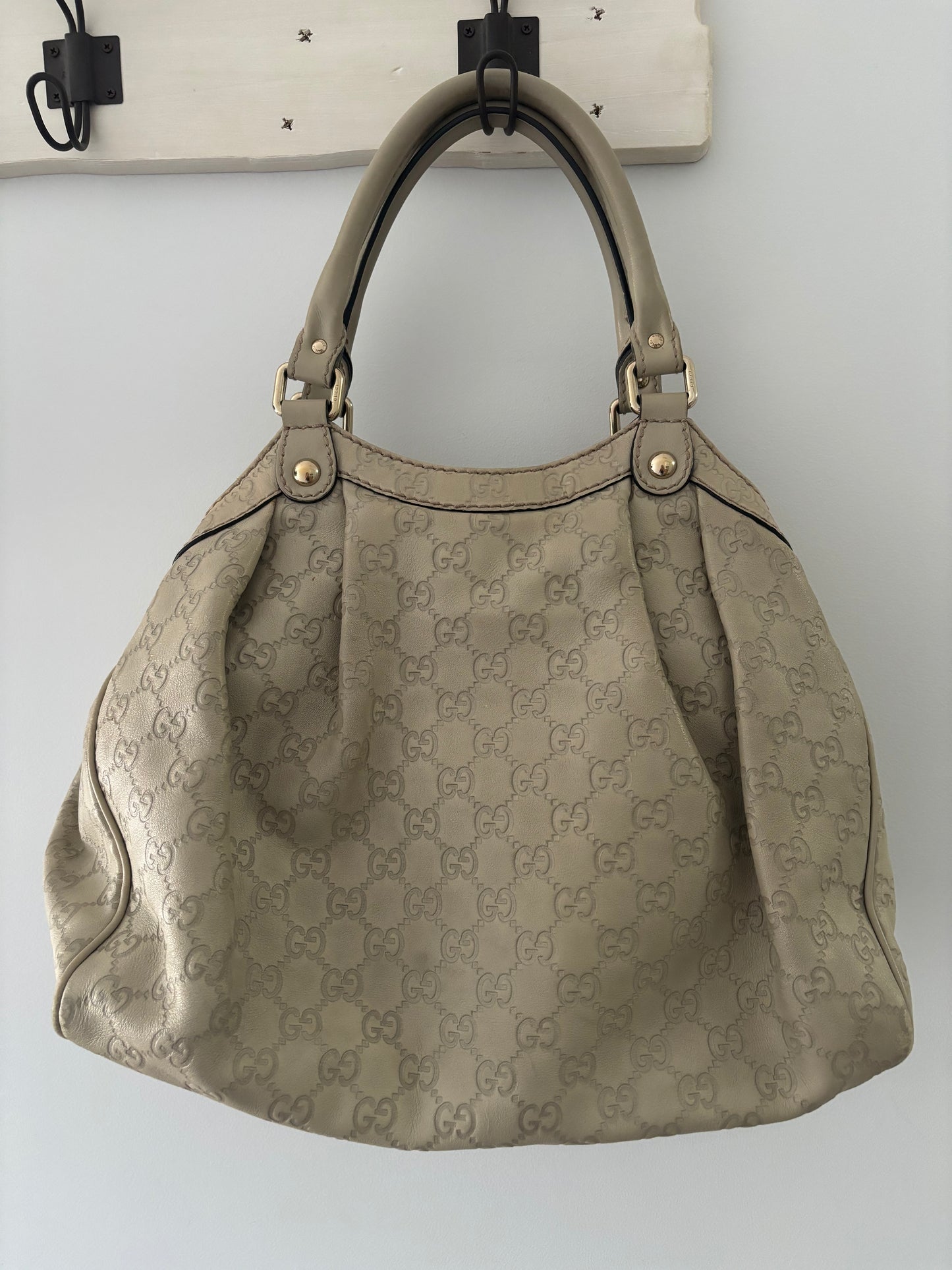 GUCCI Guccissima Sukey Shoulder Tote